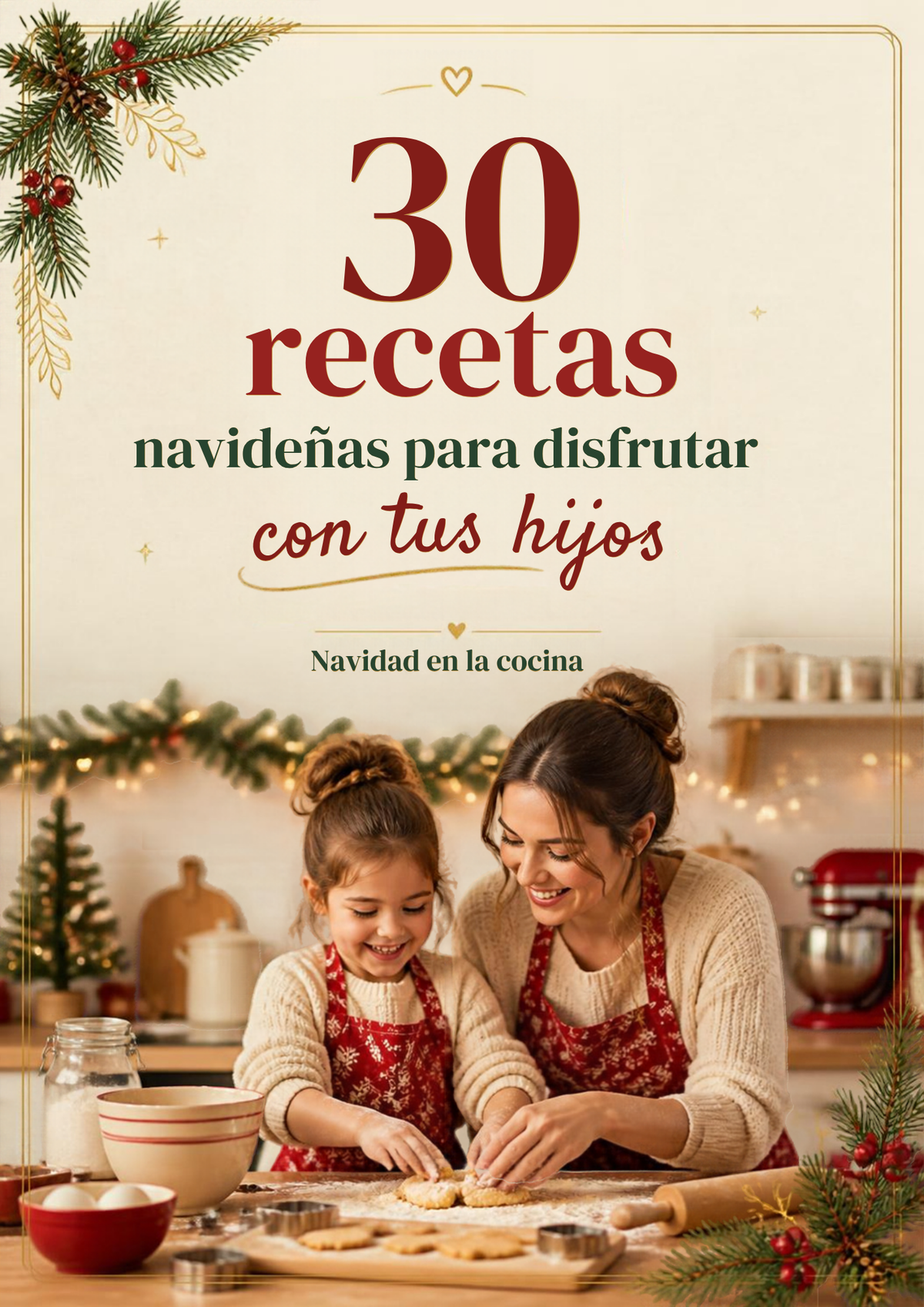 Navidad en la cocina: 30 recetas navideñas para disfrutar con tus hijos